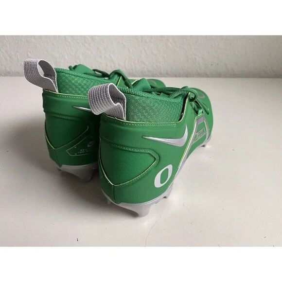 Nike Oregon Ducks Alpha Menace Pro 3 Team Issued Football Cleats Men’s Sz 14.5 - Picture 7 of 13